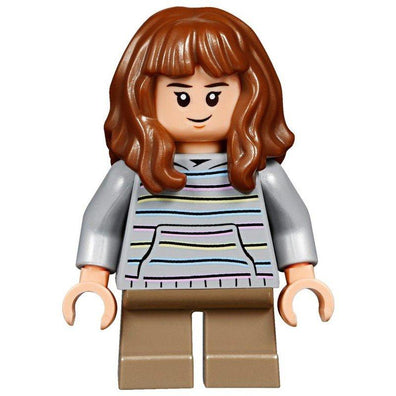 Hermione Granger, Light Bluish Gray Sweater with Pastel Stripes